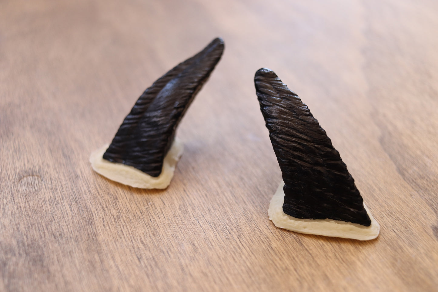 Vampire Latex Horns - Jet Black