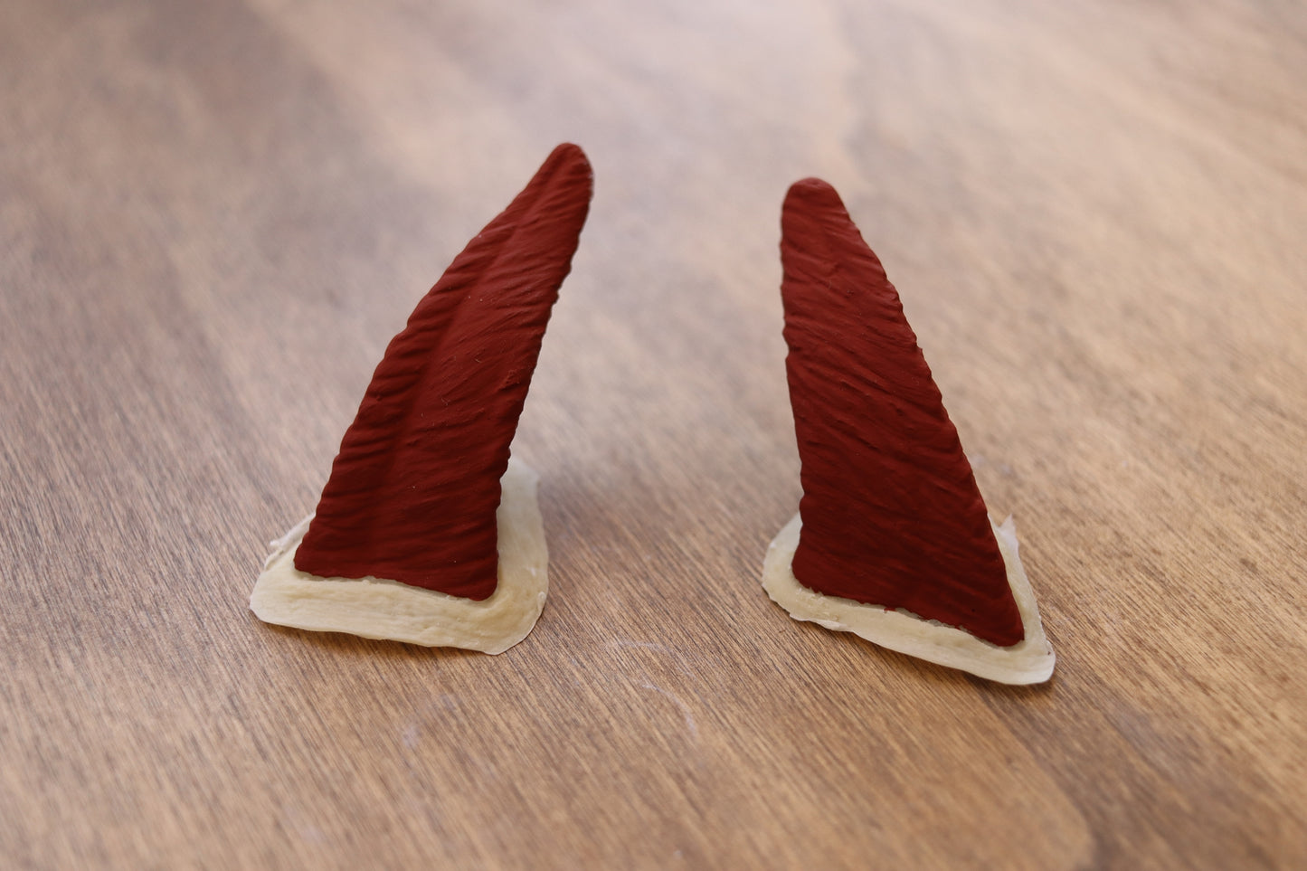 Vampire Latex Horns - Burnt Red