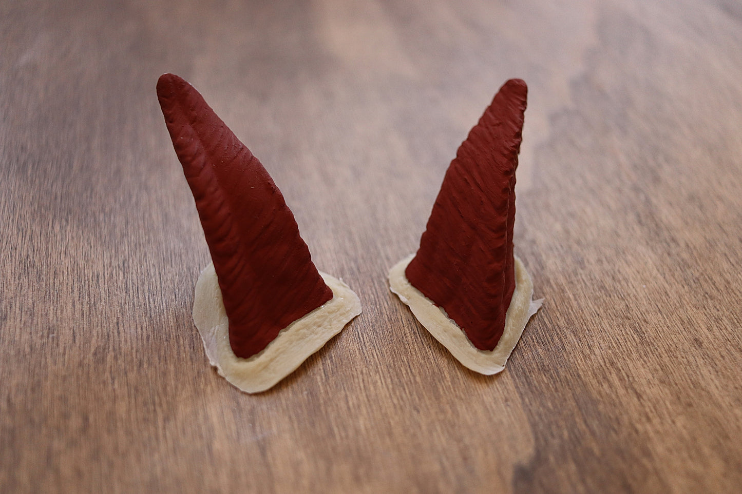 Vampire Latex Horns - Burnt Red