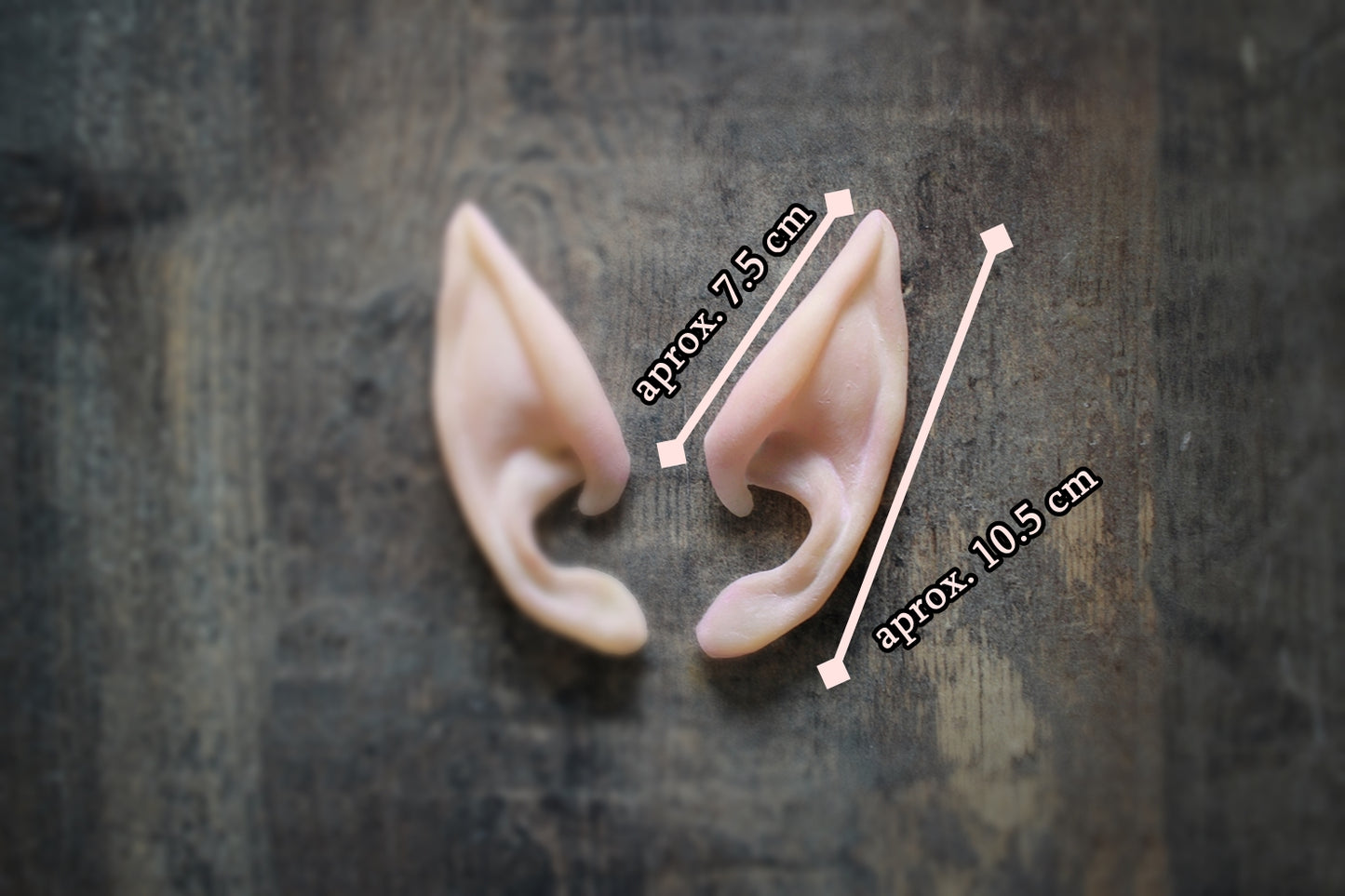 Lavender elf ears - Latex Prosthetic ears