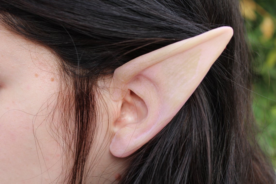 Medium Long elf ears - Latex Prosthetic ears