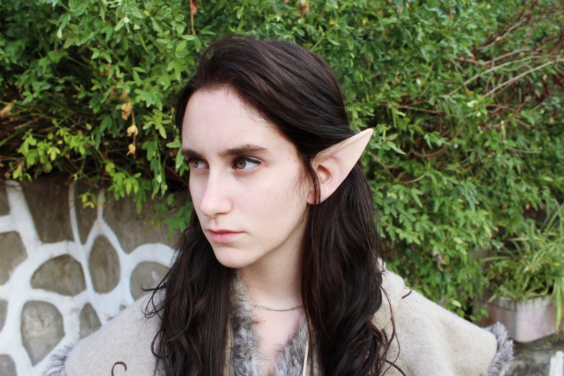 Medium Long elf ears - Latex Prosthetic ears