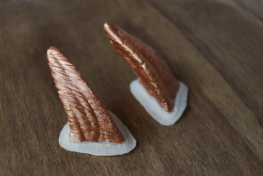 NEW - Vampire Latex Horns - Bronze