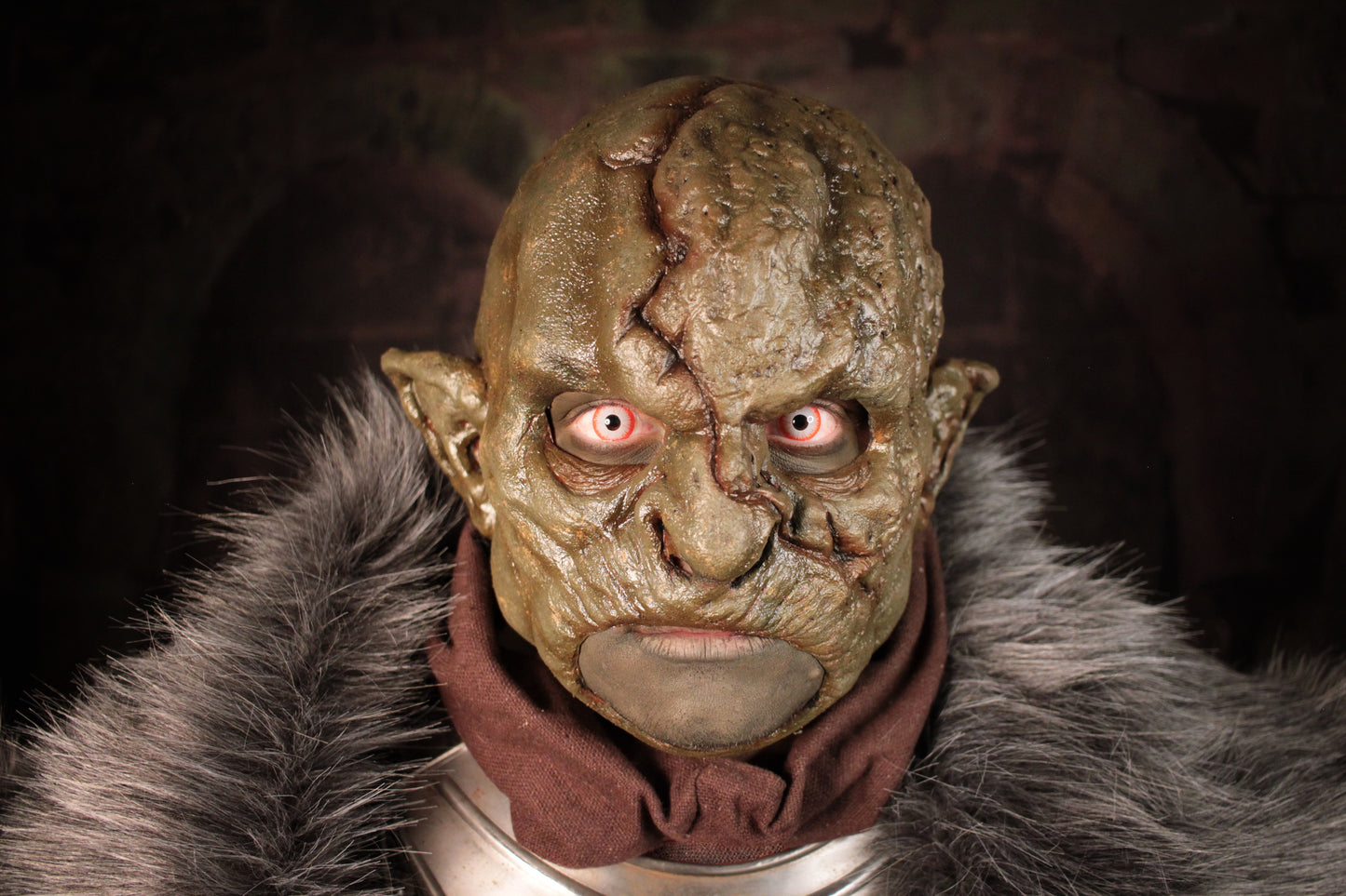 Dragon Lord Orc Mask - LARP