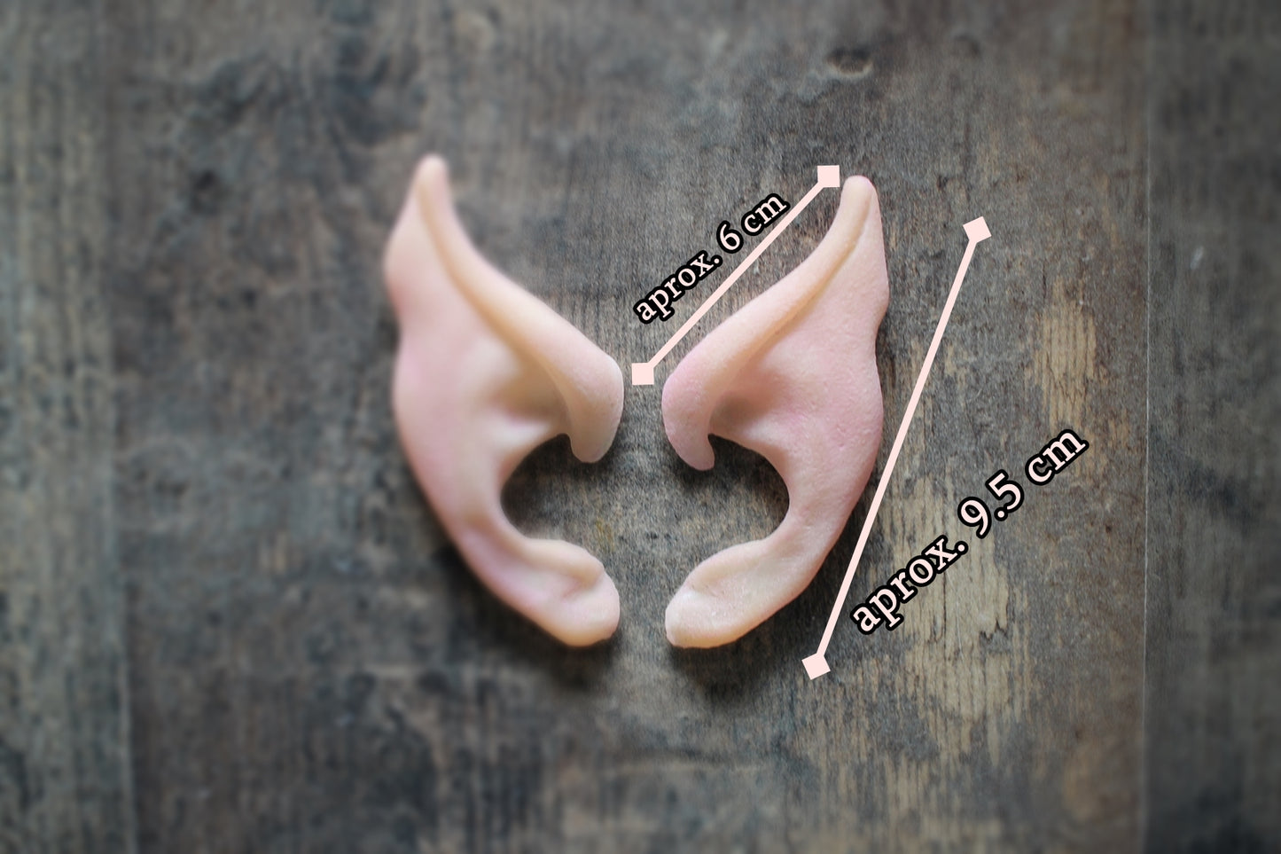 Midnight elf Ears - Latex Prosthetic ears