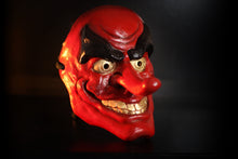 Load image into Gallery viewer, Happy Tengu Mask - Traditional Japanese Mask
