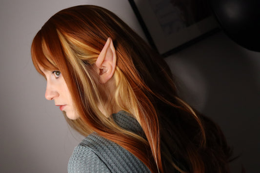 Lavender elf ears - Latex Prosthetic ears